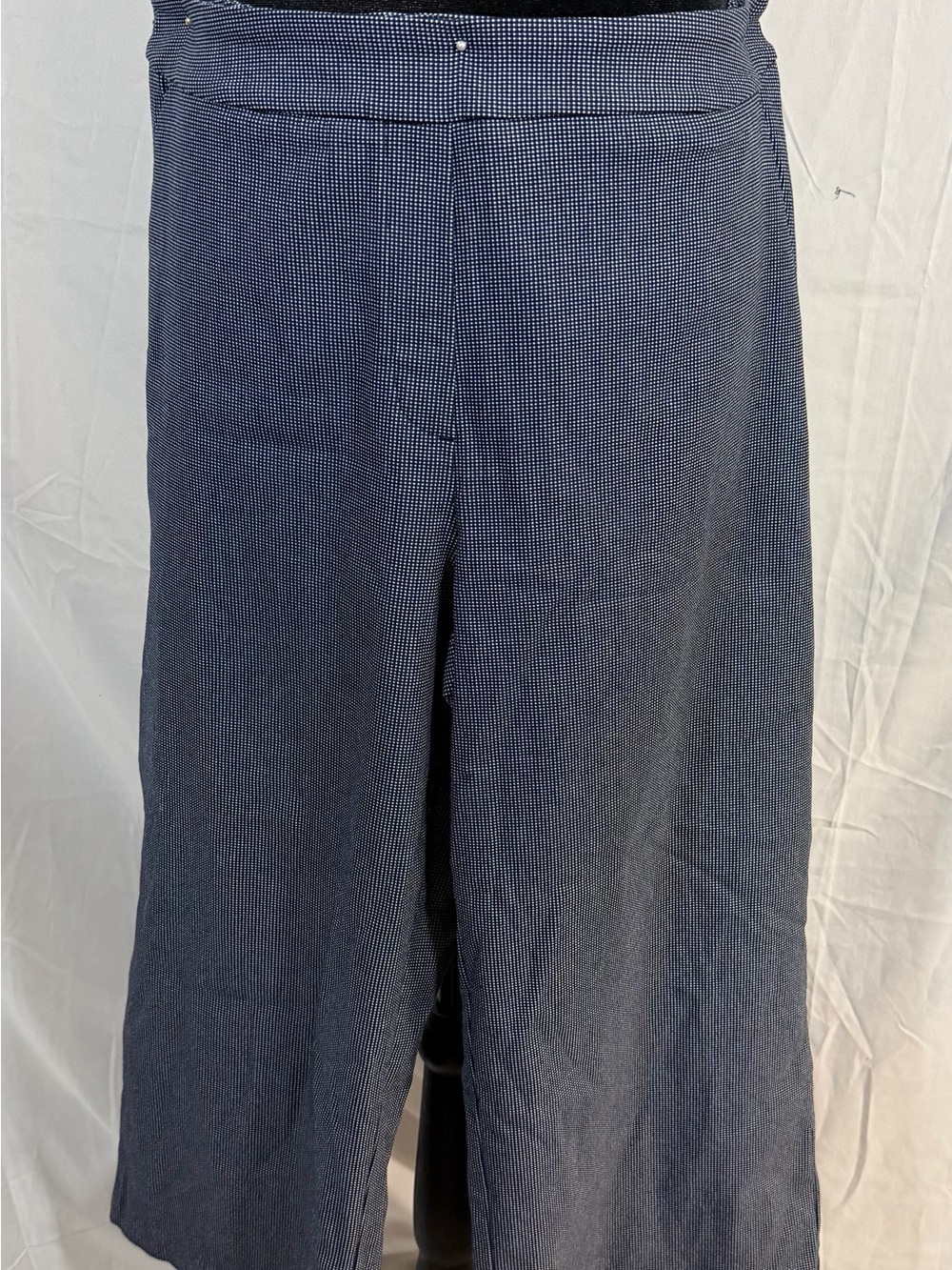 Tribal Navy and White Wide Leg Pants